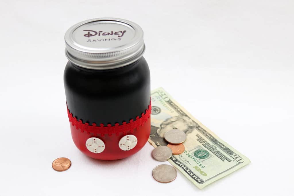 6 Disney Crafts to Make Before Your Next Disney Vacation: DIY Mickey Savings Jar