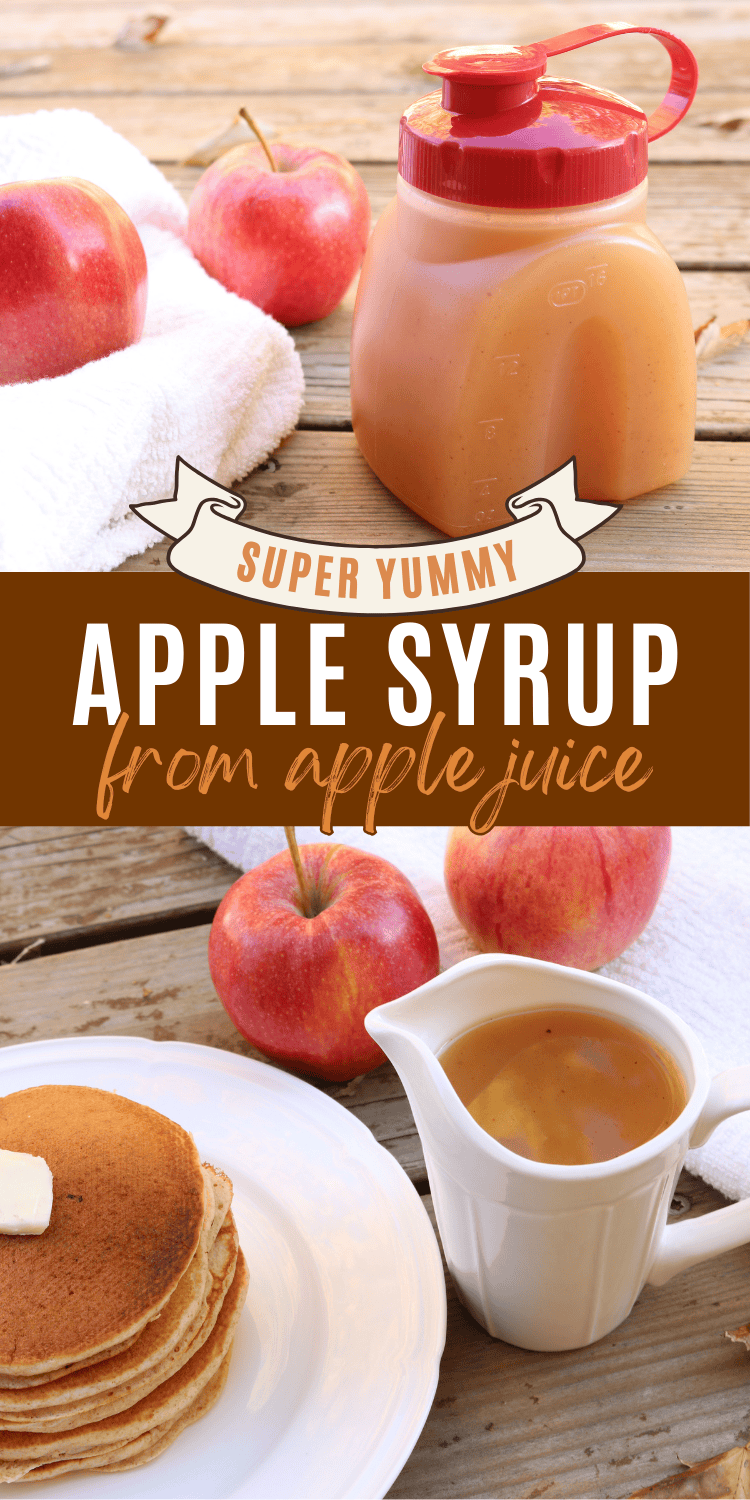 easy apple syrup recipe from apple juice
