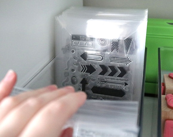 How to Store Clear Stamps Vertically