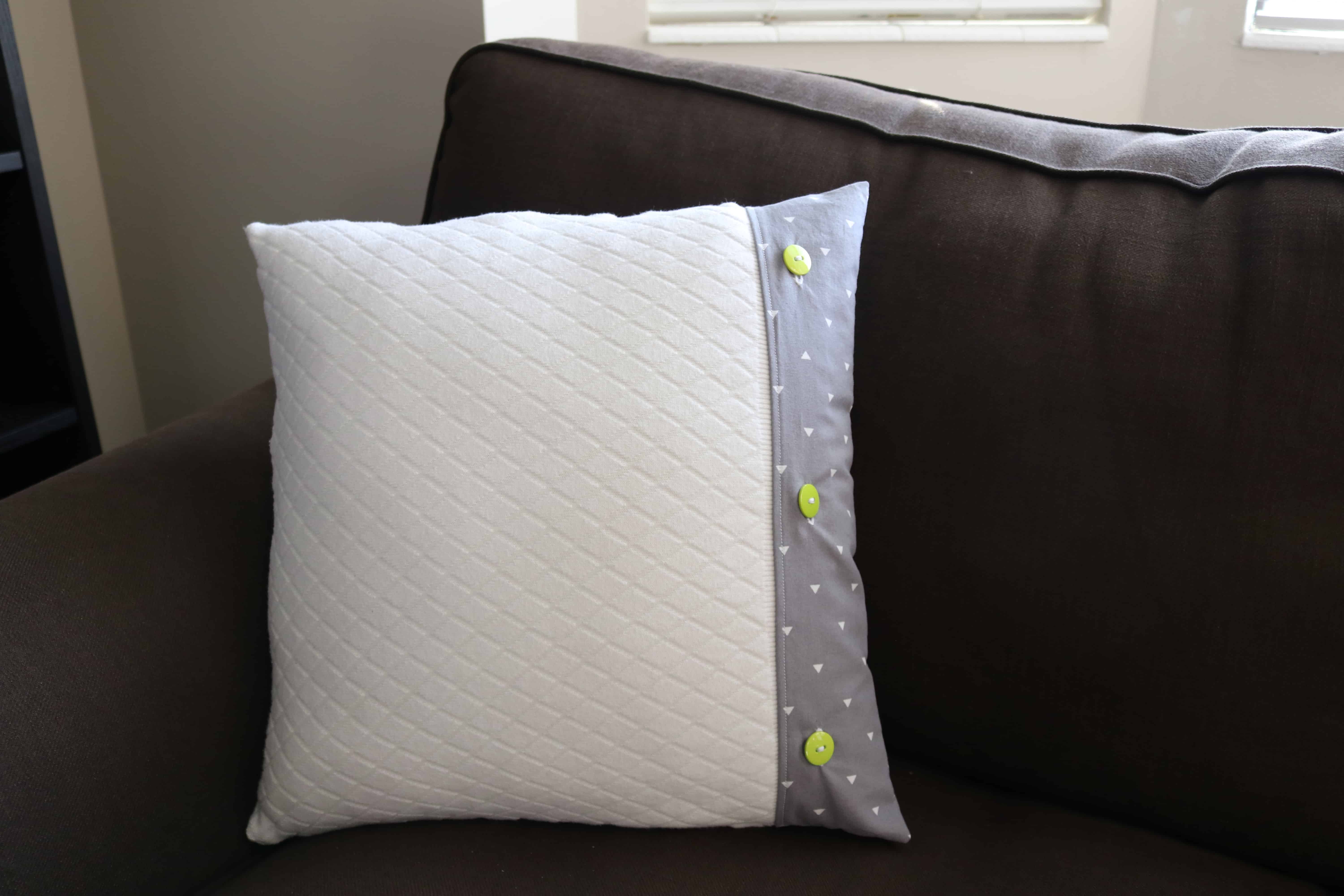 Recycle Your Old Sweater For a DIY Pillow Cover