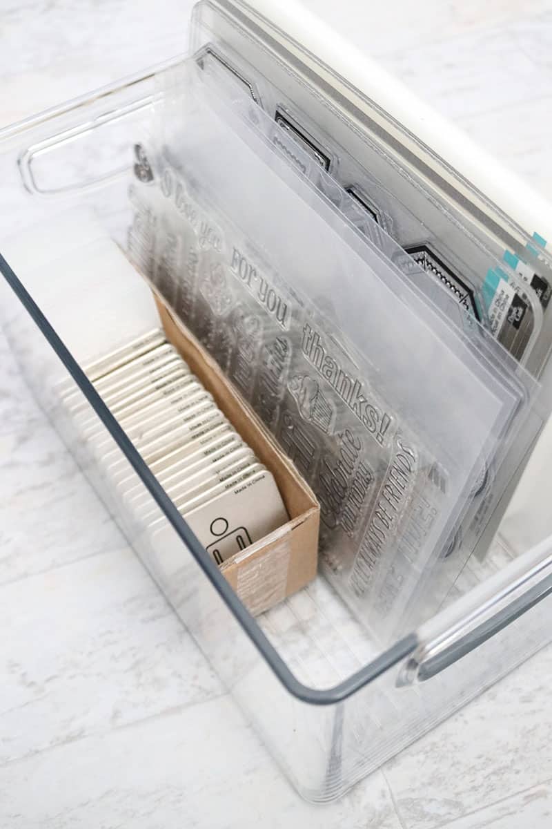 How to Store Clear Stamps Vertically - Aubree Originals