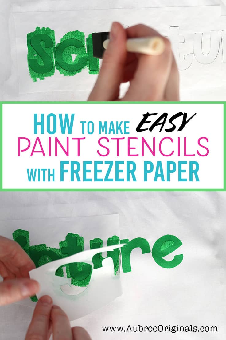 how to make freezer paper stencils