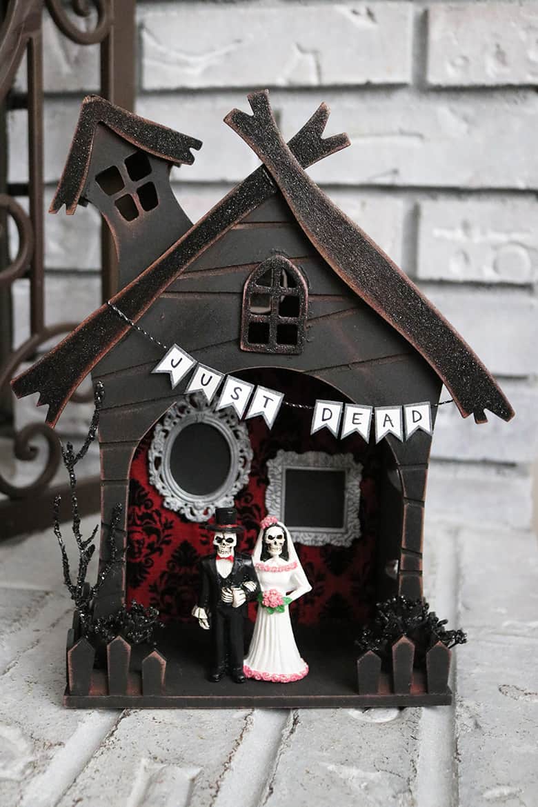 Halloween Fairy Garden Miniature Dollhouse Halloween Spooky House 