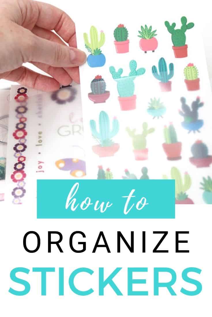 How to Make Sticker Storage Book  Relaxing Paper Crafting 