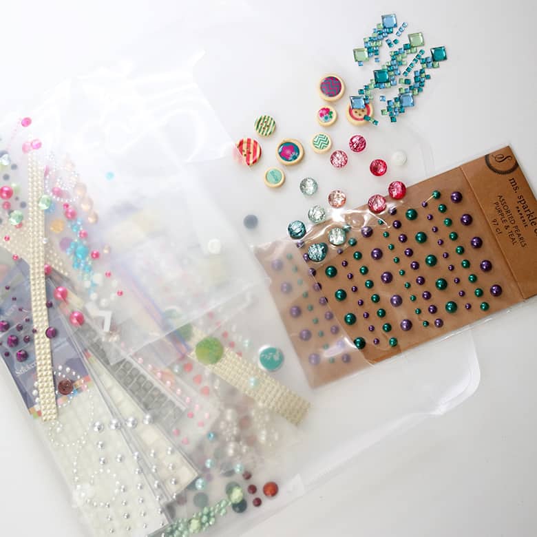 This is the best way to organize stickers! DIY sticker storage binders keep scrapbook and planner stickers organized by categories. Cheap, easy, and compact craft room storage!