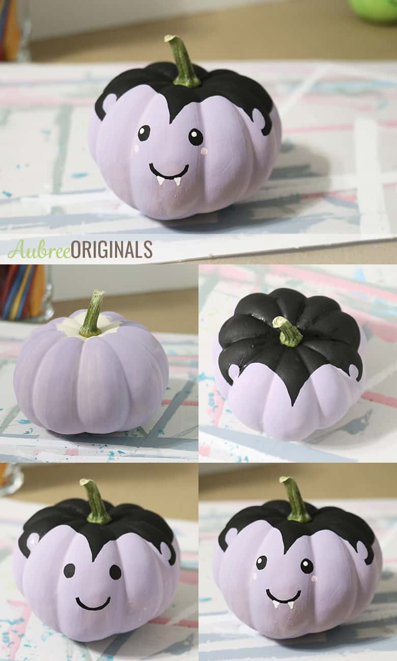 Cute Painted Pumpkin Faces