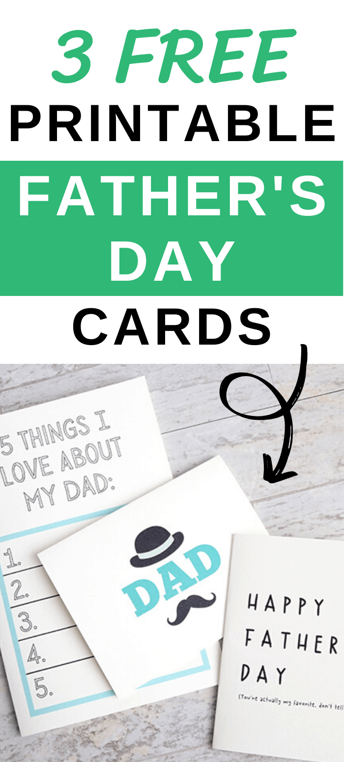 free printable father's day cards