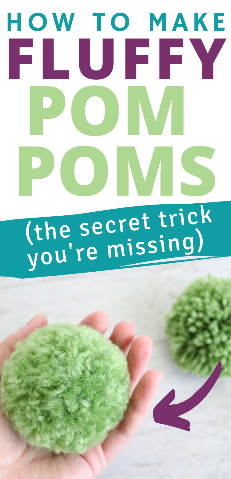 how to make fluffy pom poms