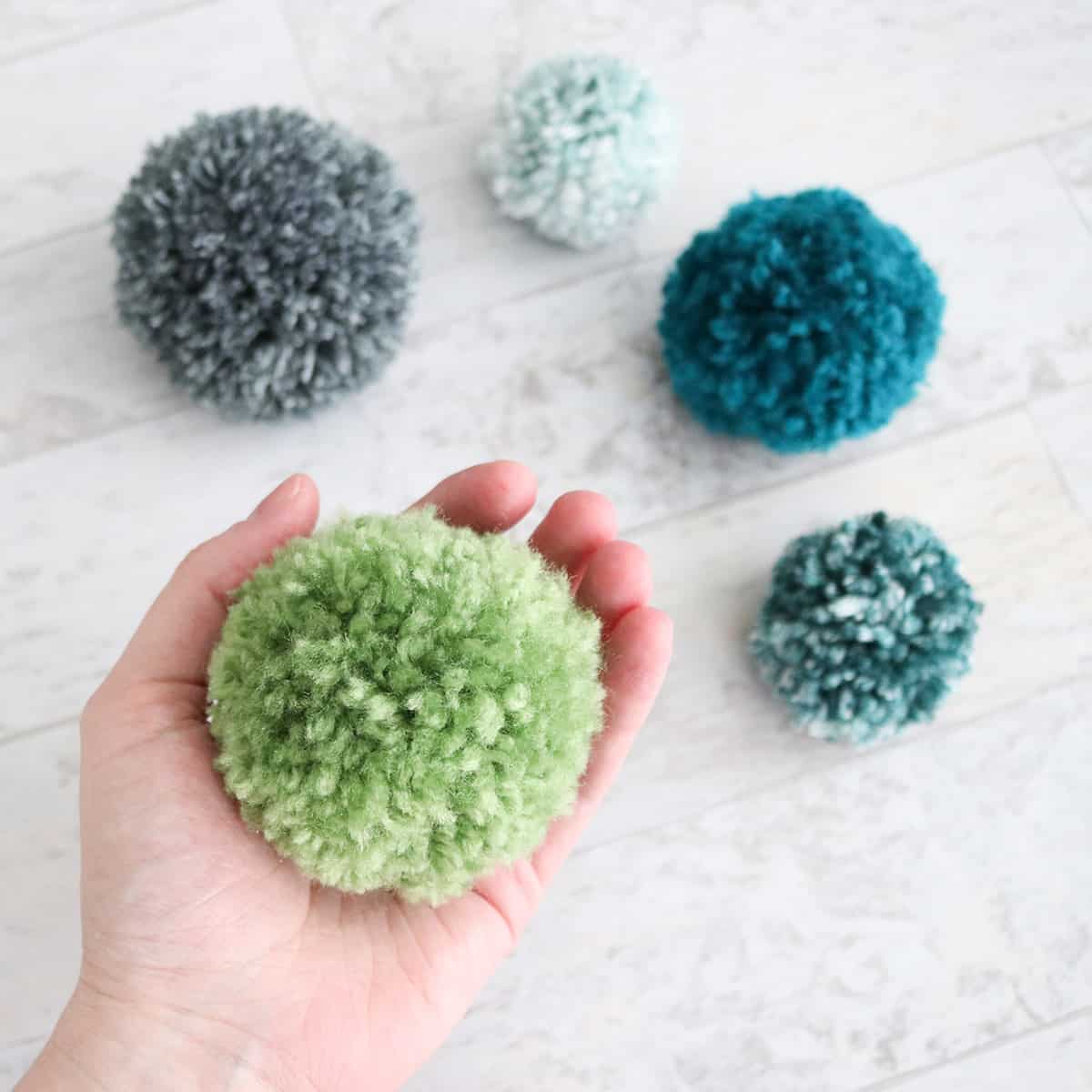 How To Make Pom Poms In Bulk With The Easiest & Fastest Method