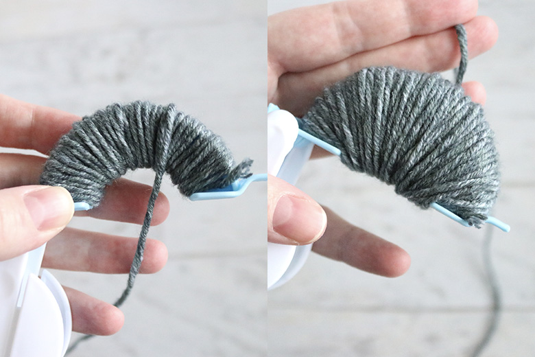 How to Make a Yarn Pom-Pom without it Falling Apart - Repeat Crafter Me