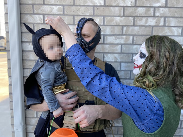 DIY Batman family Halloween costumes