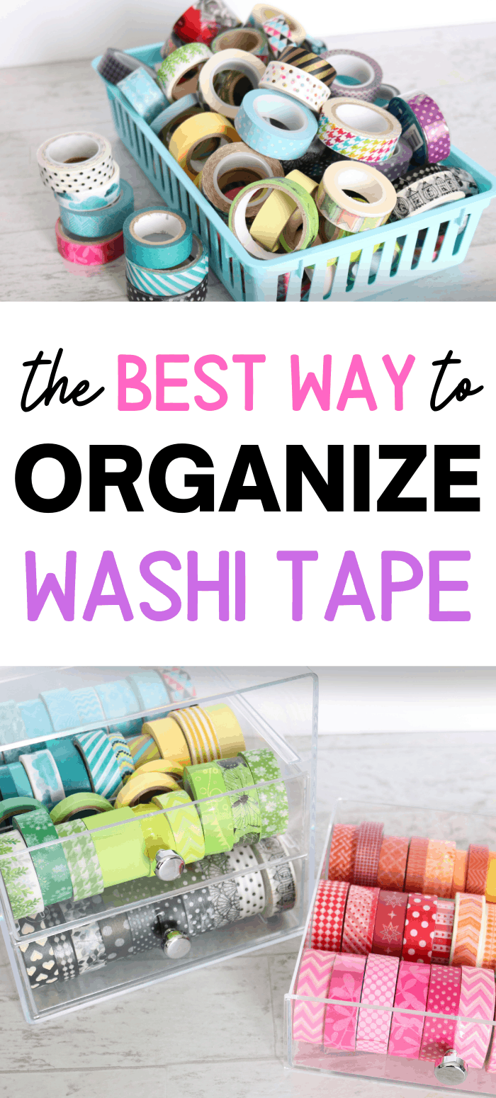 washi tape organization