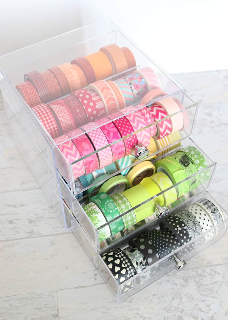 How to Organize Washi Tape - Aubree Originals