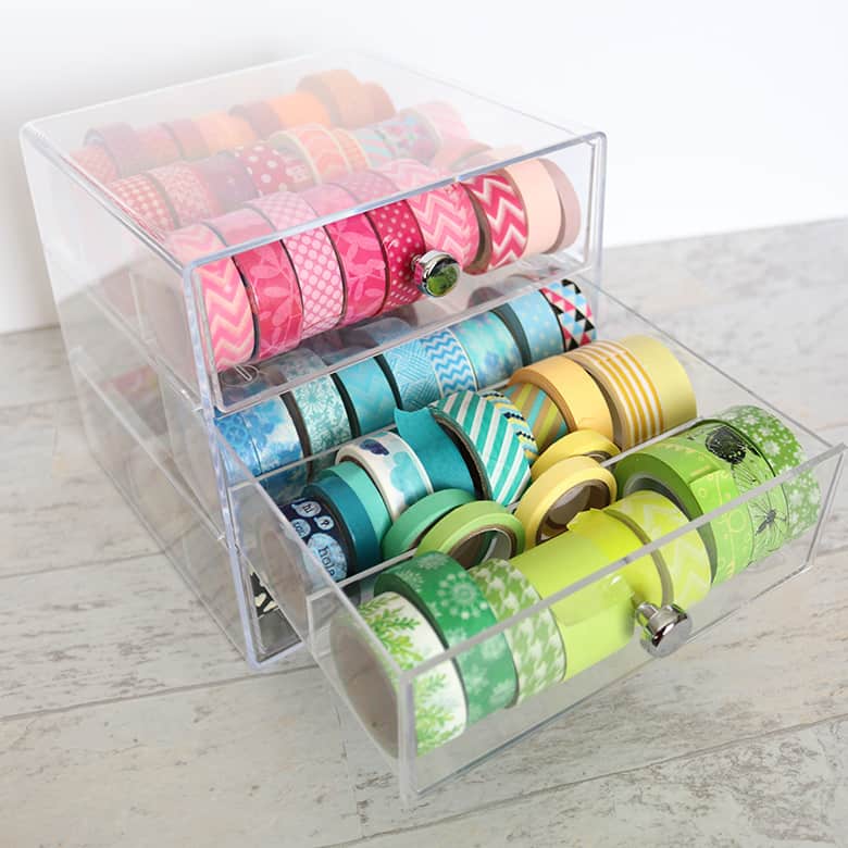 Washi Tape Storage Ring, Stainless Steel Washi Tape Organizer Ring for Easy  Organizing of Tapes（3 PCS） 