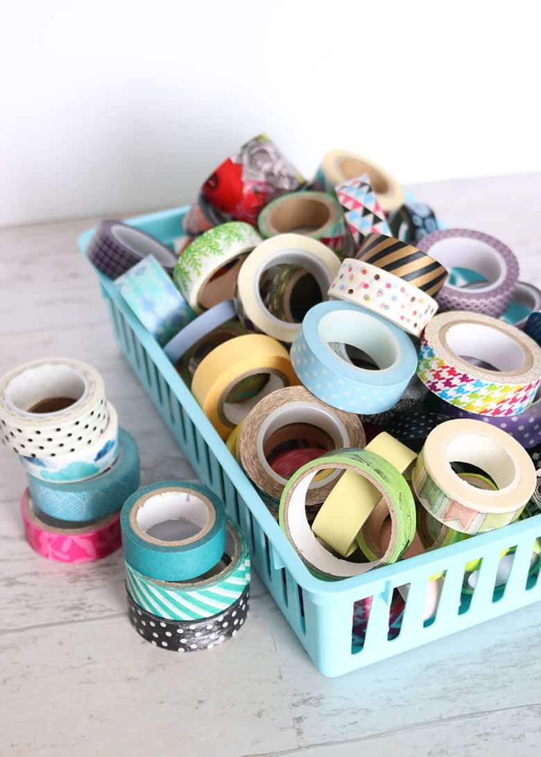 How to Organize Washi Tape - Aubree Originals