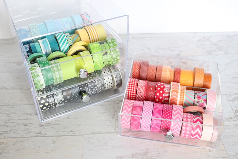 washi tape organizer