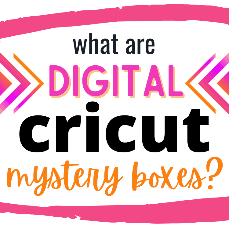what are digital Cricut mystery boxes?