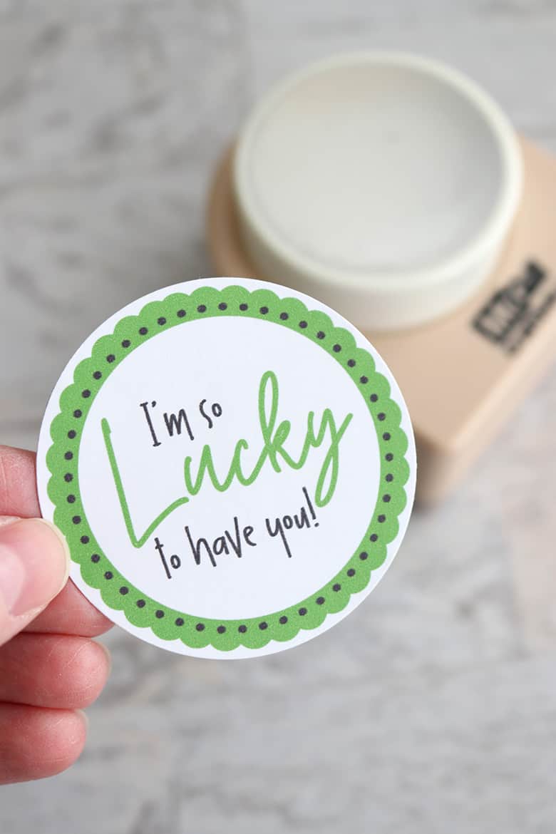 I'm so lucky to have you gift tag printable