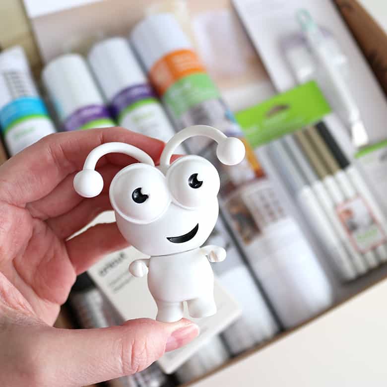 white Cricut cutie from mystery box