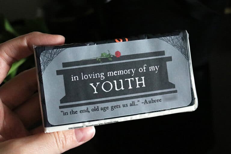 DIY 30th Birthday Funeral For My Youth Party Aubree Originals