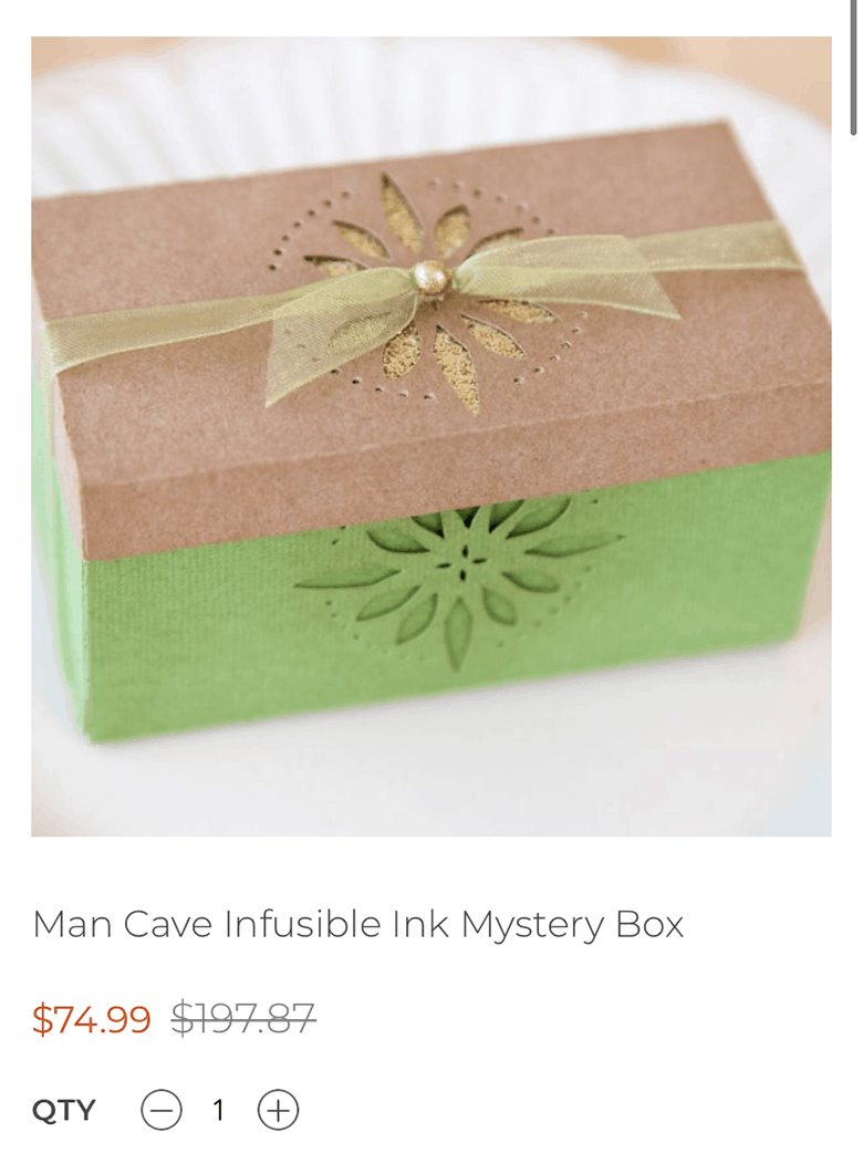 Man Cave Infusible Ink Cricut Mystery Box 2021