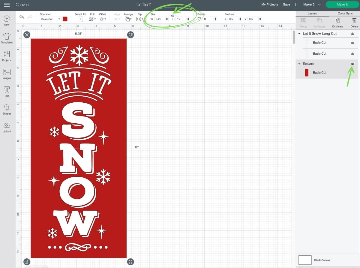 how to make wreath signs with Cricut
