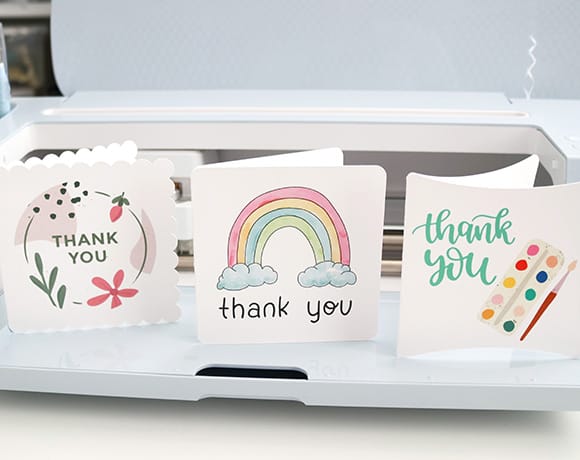 Easy Cricut Print Then Cut Thank You Cards For Your Etsy Customers