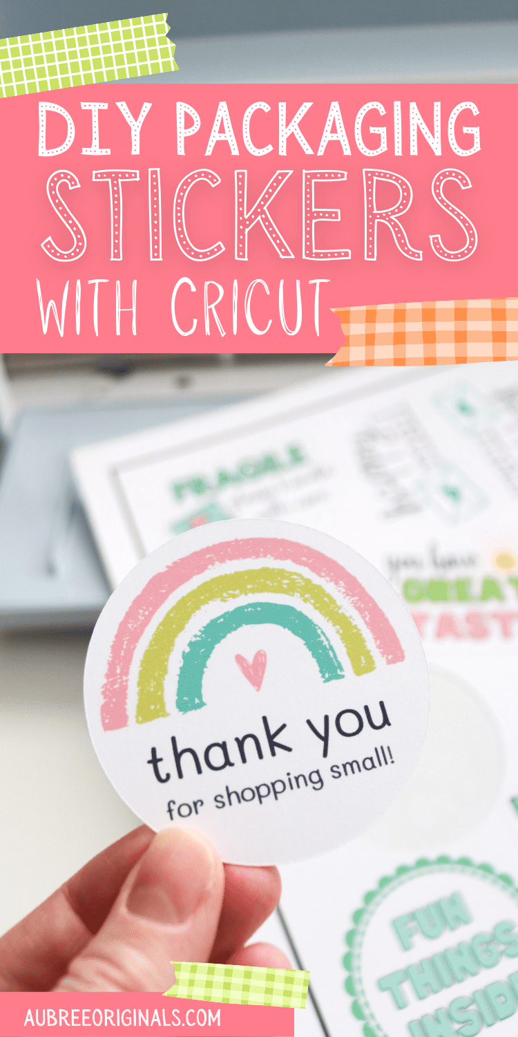 diy Cricut print then cut stickers
