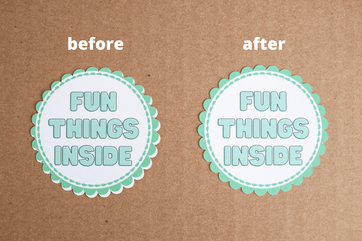 diy stickers with Cricut