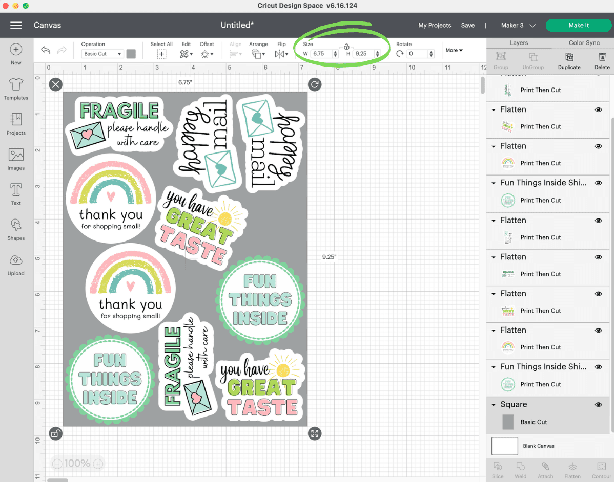 diy custom stickers with Cricut