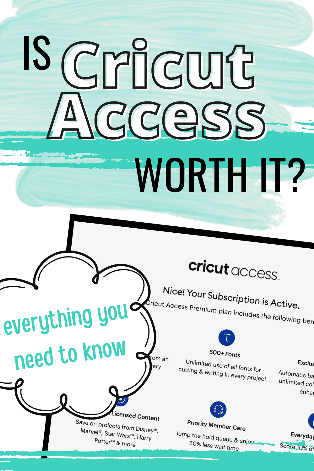 what is Cricut Access and do you need it