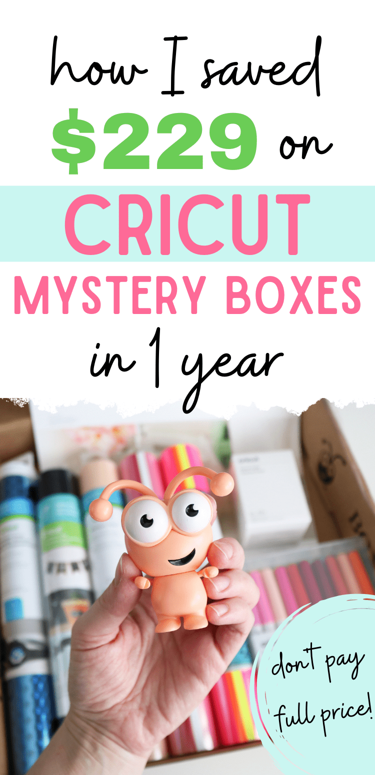 how to save money on Cricut Mystery Boxes