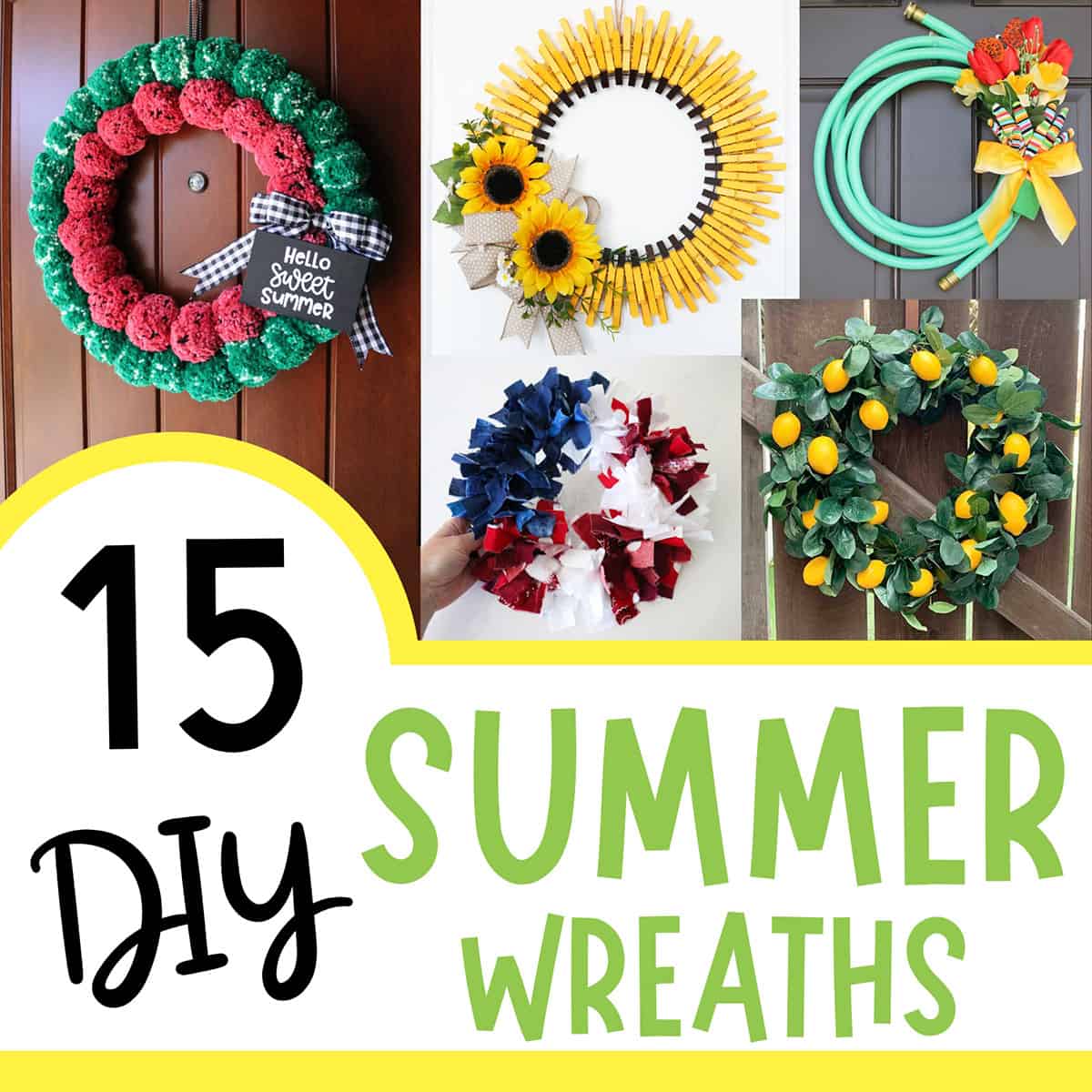 diy summer wreath ideas