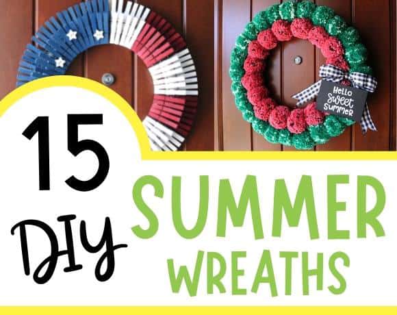 DIY summer wreaths