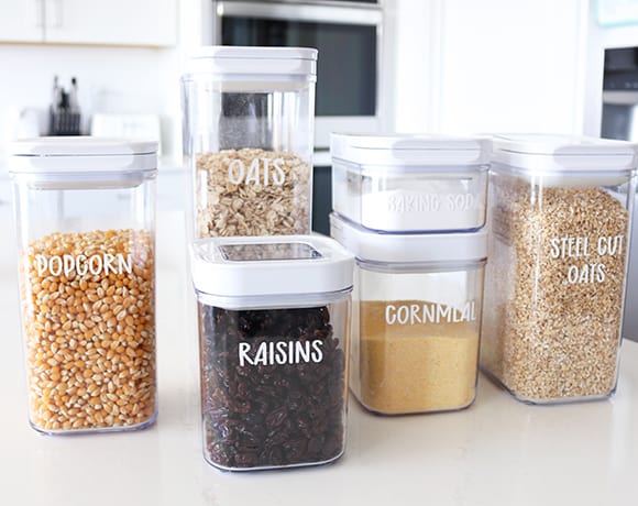How to Make Pantry Labels With Cricut