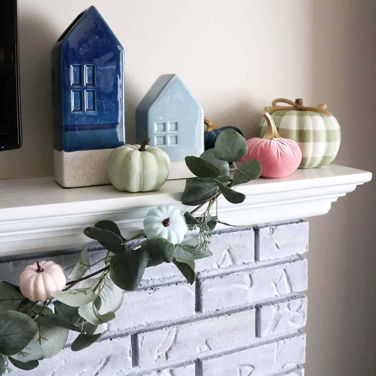 diy dollar tree painted pumpkins for a garland