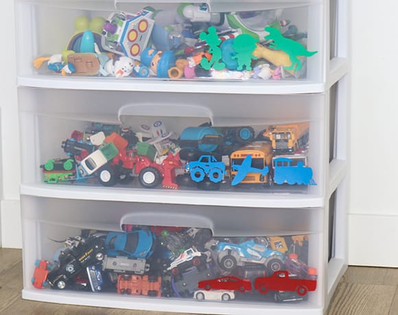 DIY toy bin labels vinyl