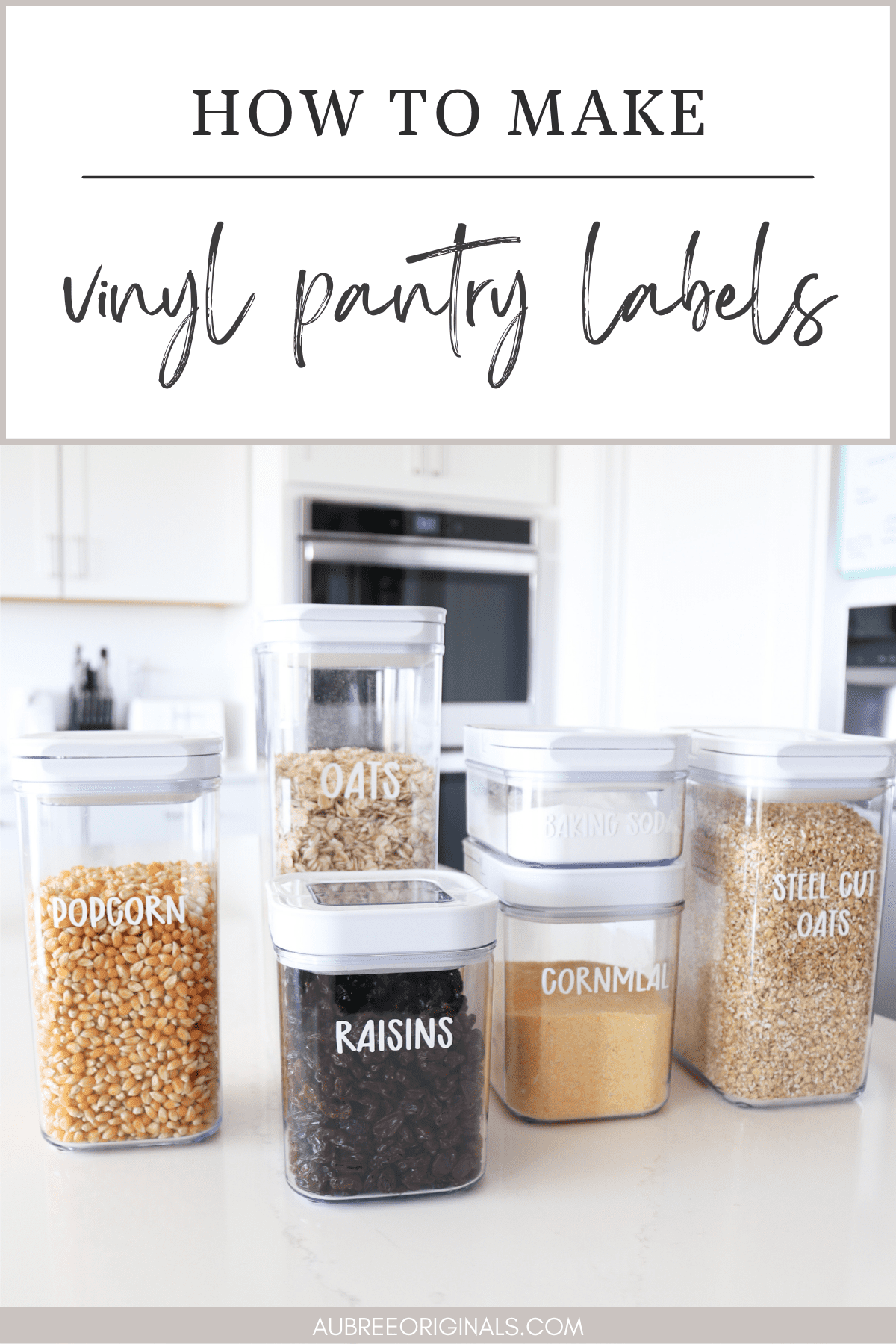 DIY Spice Jar Labels with the Cricut Maker 