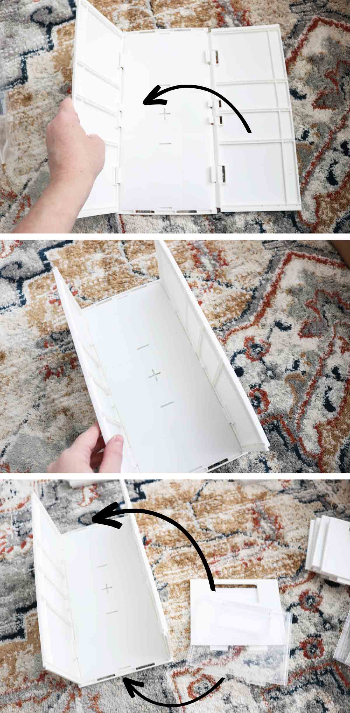 how to set up the Create Room Cubby DiviDrawers