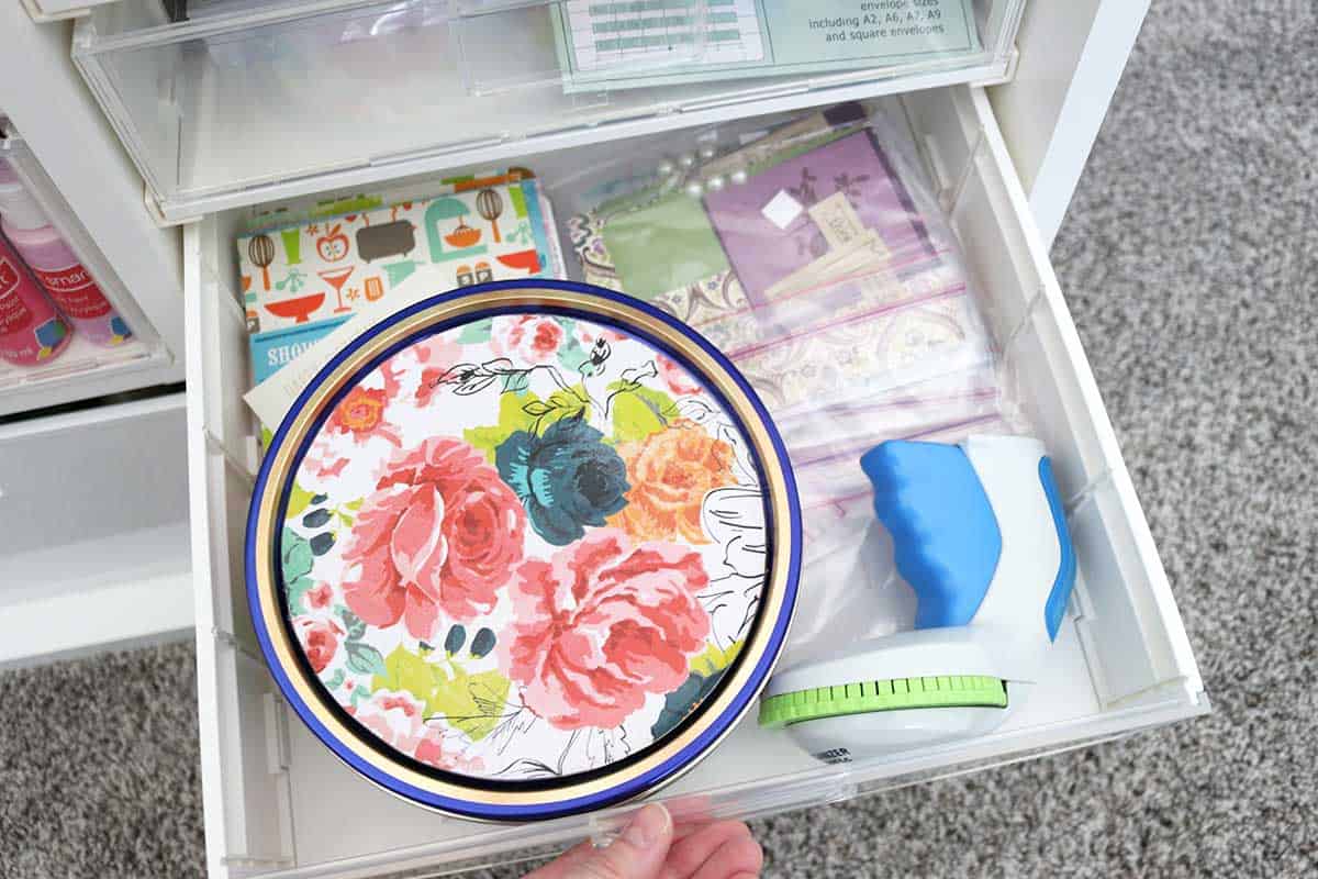 how to organize the Create Room Cubby and my honest review of it for craft room organization