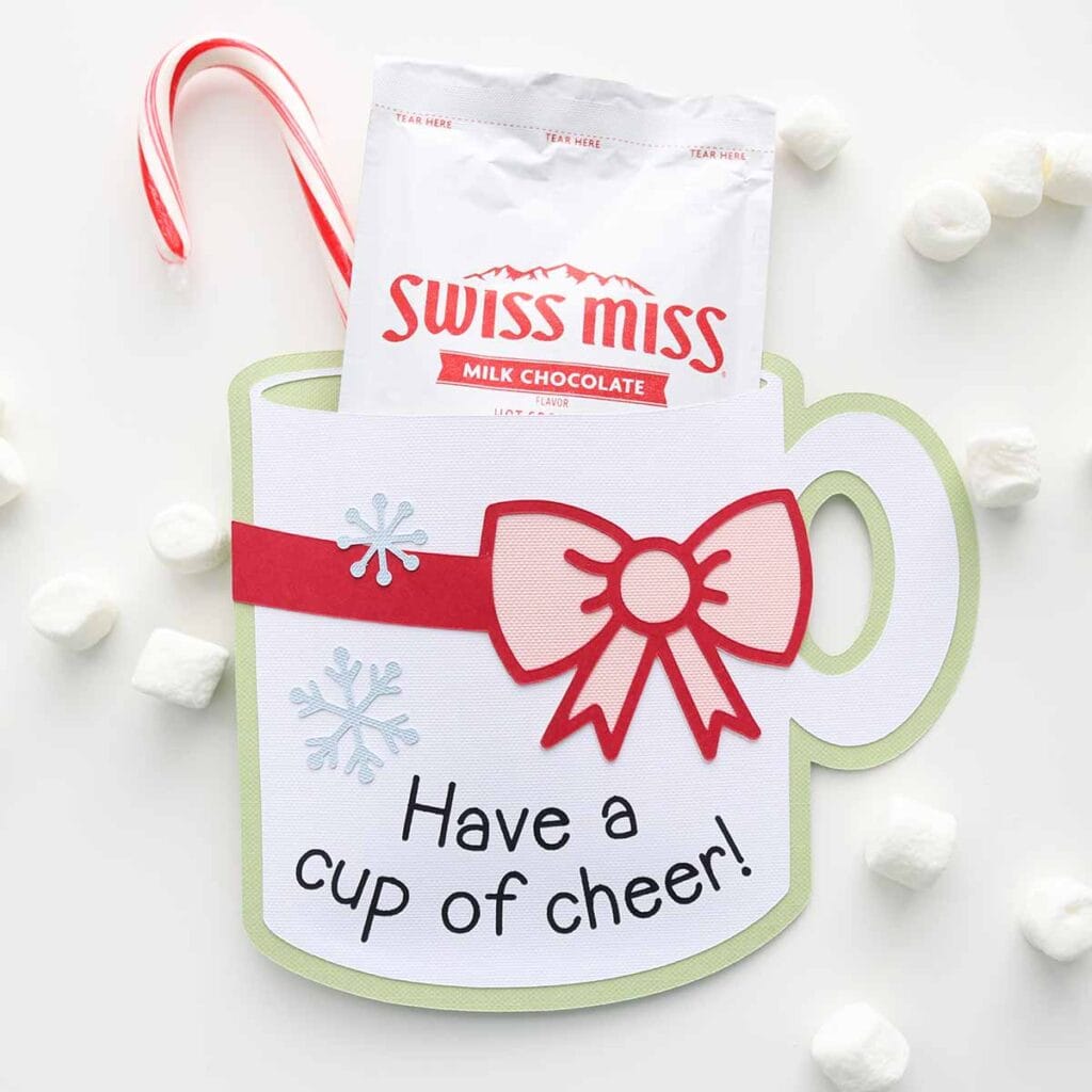 diy hot chocolate gift holder