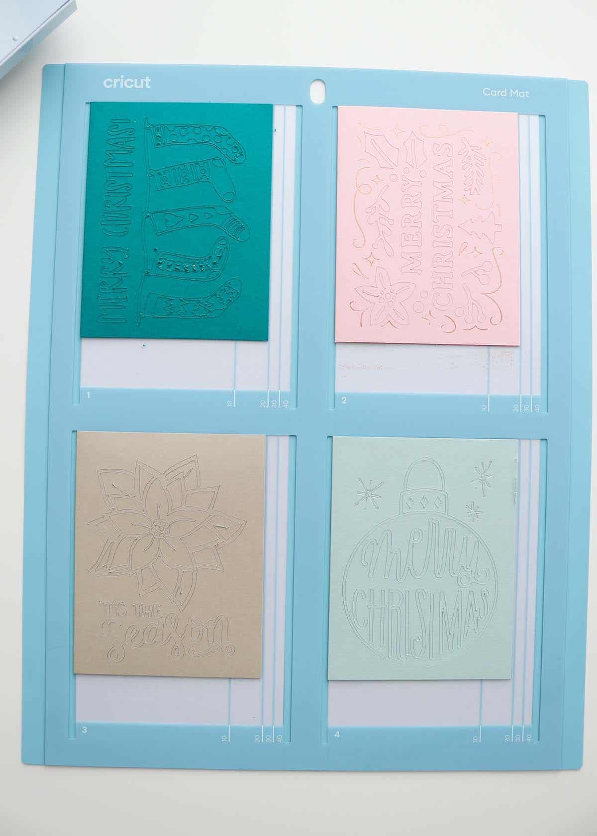 Cricut cutaway cards! Make gorgeous handmade cards with new Cricut card mat  and cutaway cards!