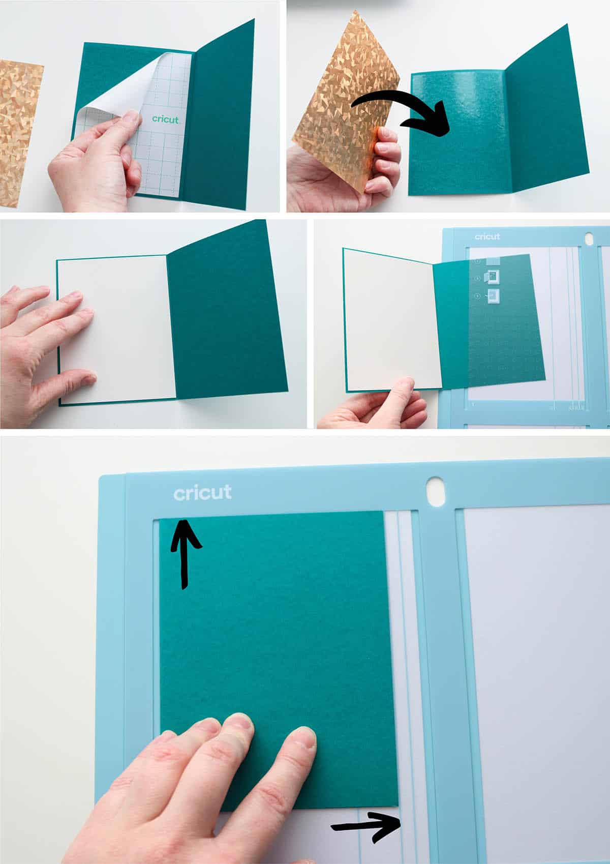 how to make cricut cutaway cards with 2 x 2 card mat