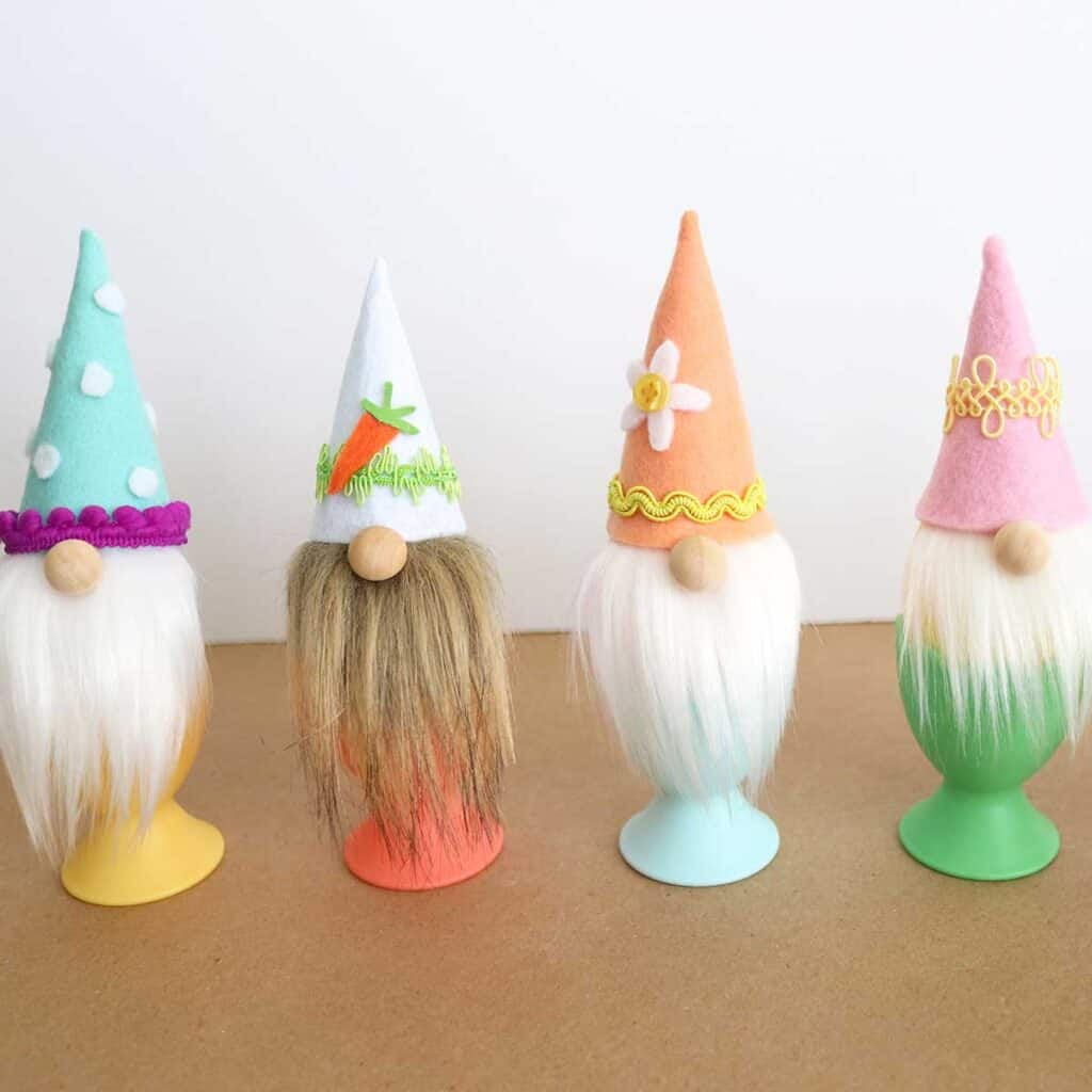 diy gnome easter eggs craft