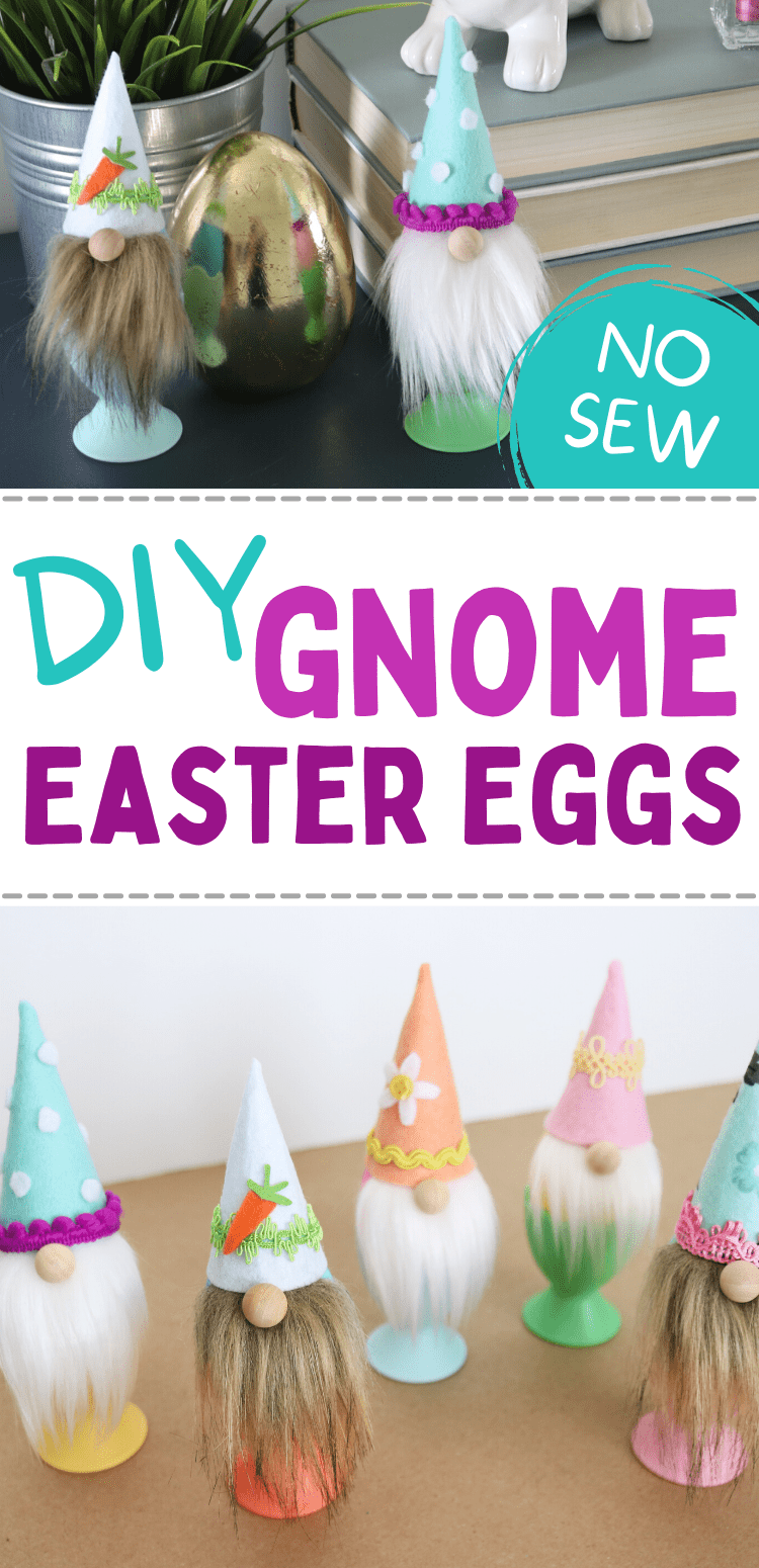 diy gnome easter eggs tutorial no sew