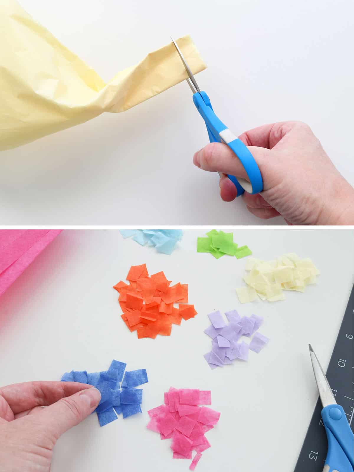 Easy Tissue Paper Stained Glass Craft for Kids and Adults - Aubree Originals