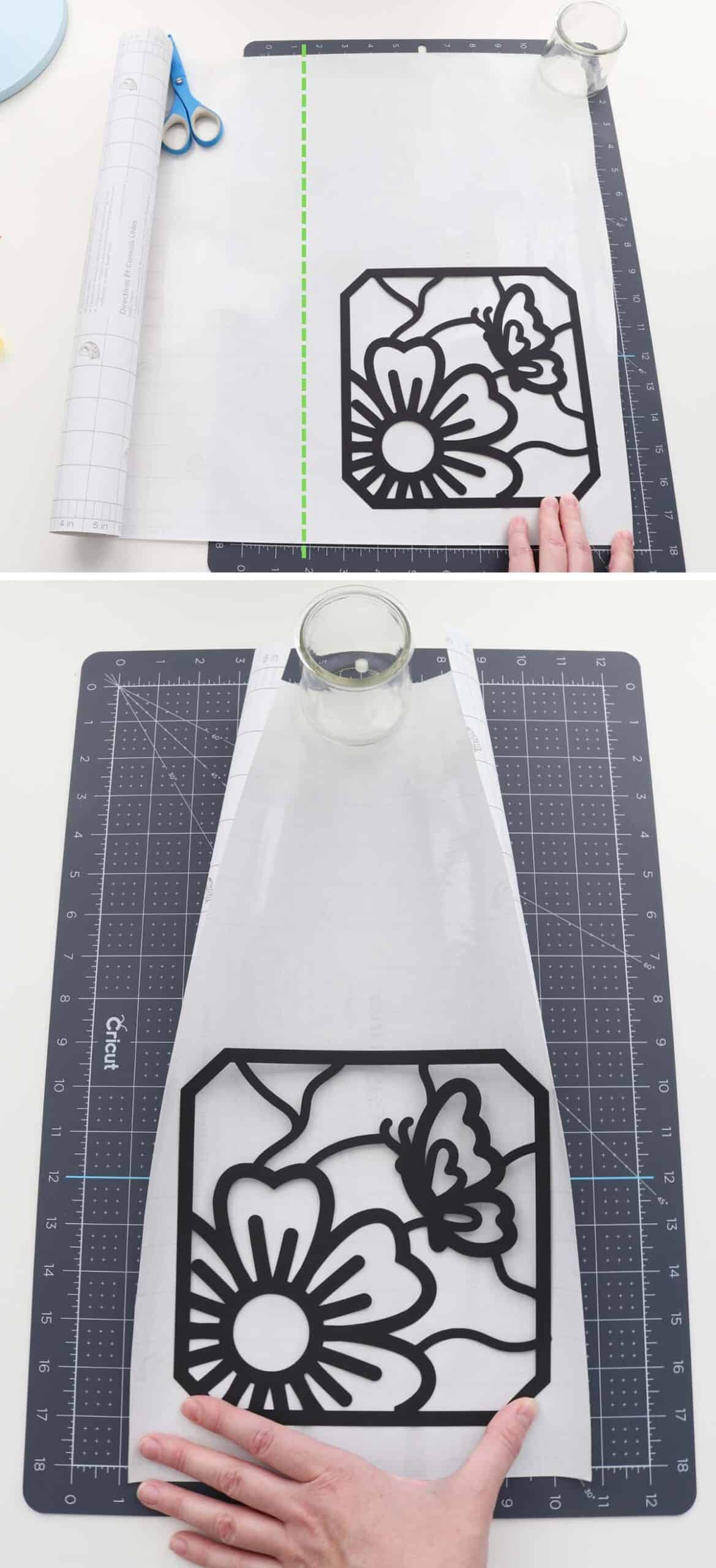 how to make contact paper stained glass windows with tissue paper