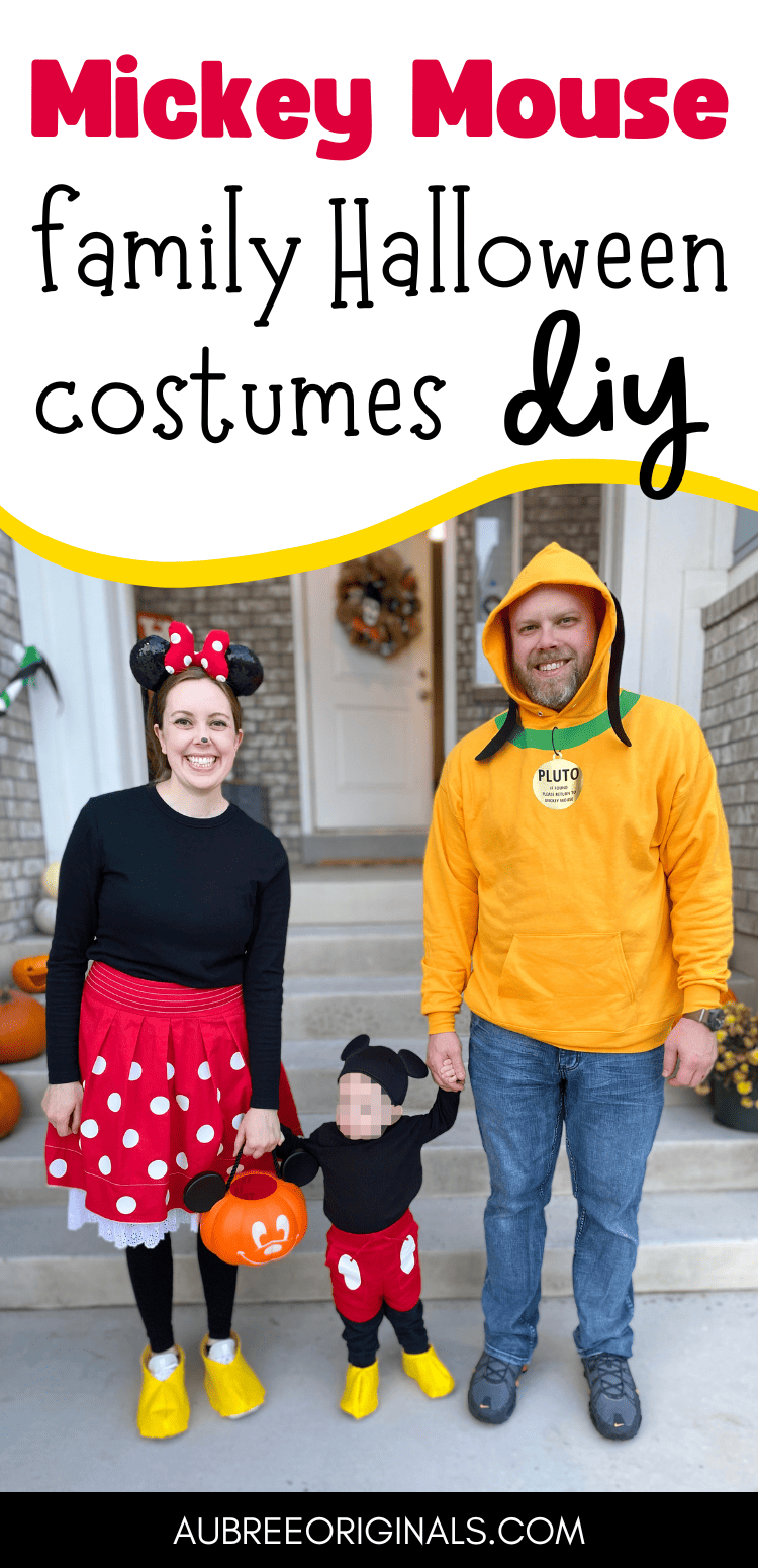 diy mickey mouse family halloween costumes