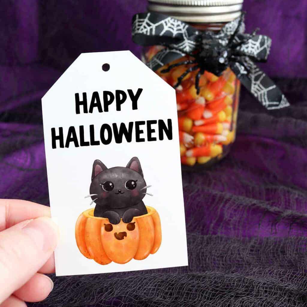 free printable halloween tags