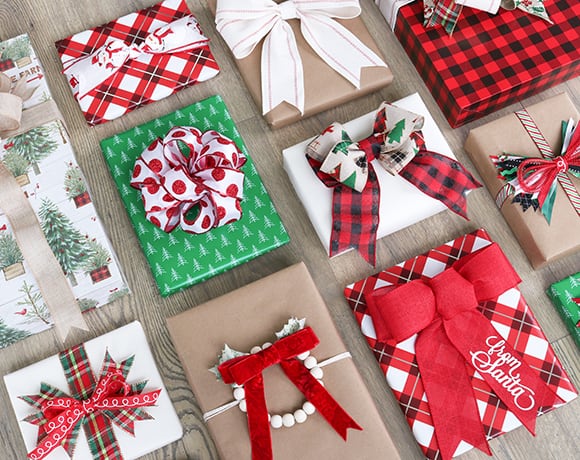 How to Draw a Wrapped Gift or Present with Ribbon and Bow - How to